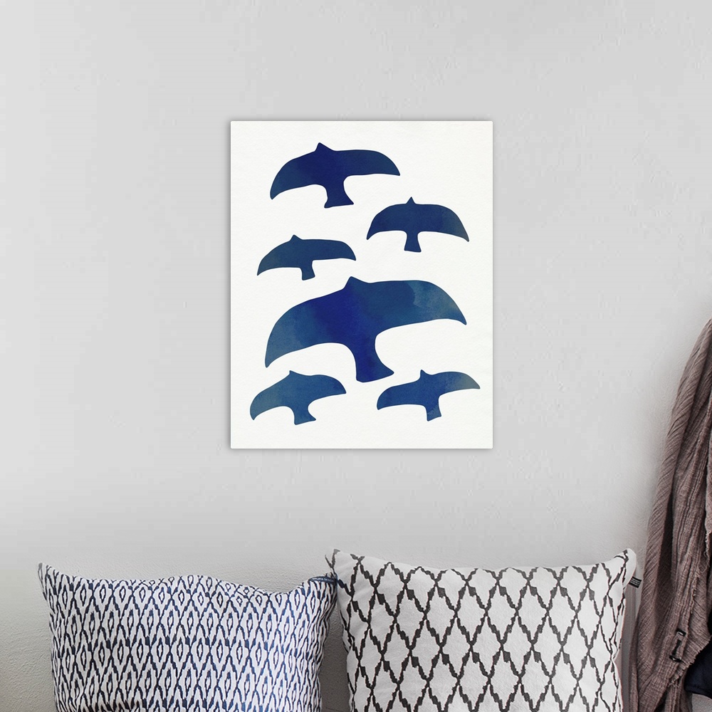 A bohemian room featuring Matisse Seagulls II