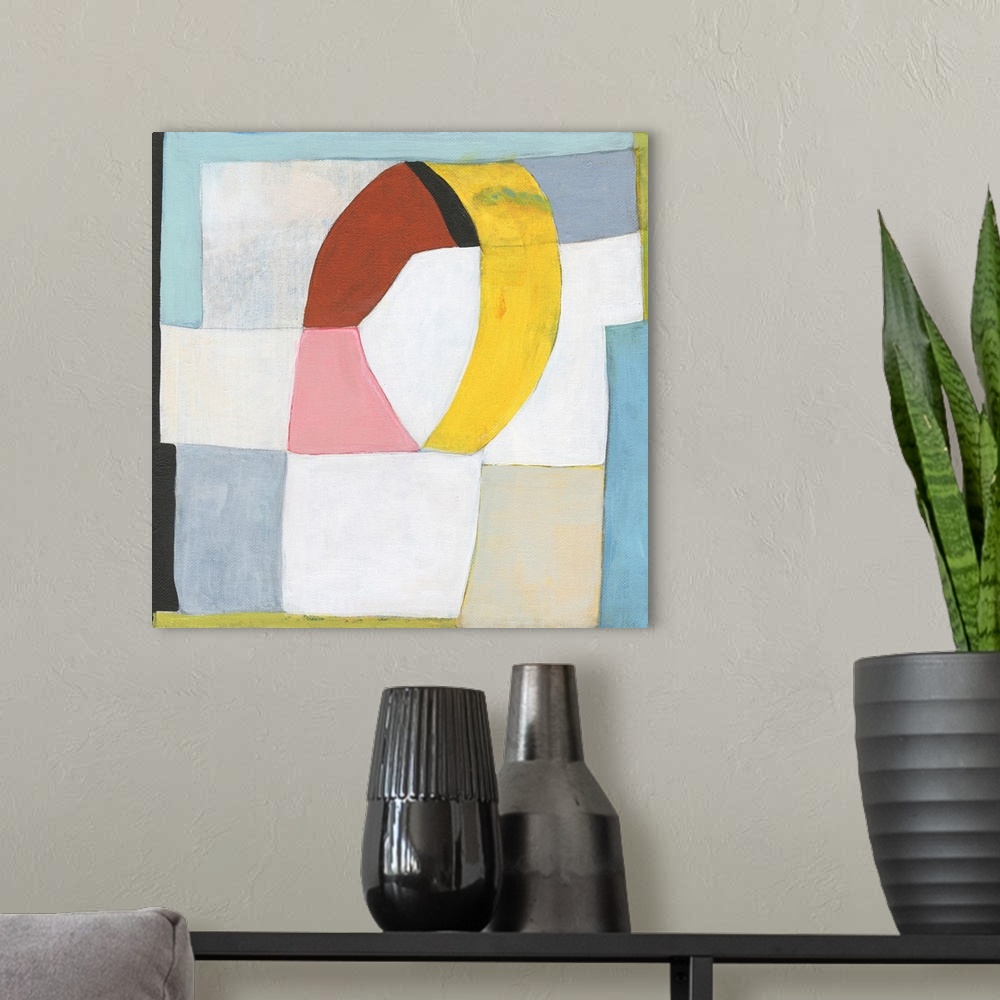 A modern room featuring Mediterranean Abstract II