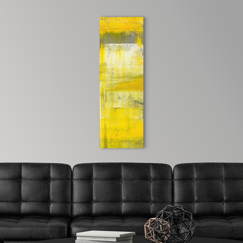 A modern room featuring Mellow Yellow II