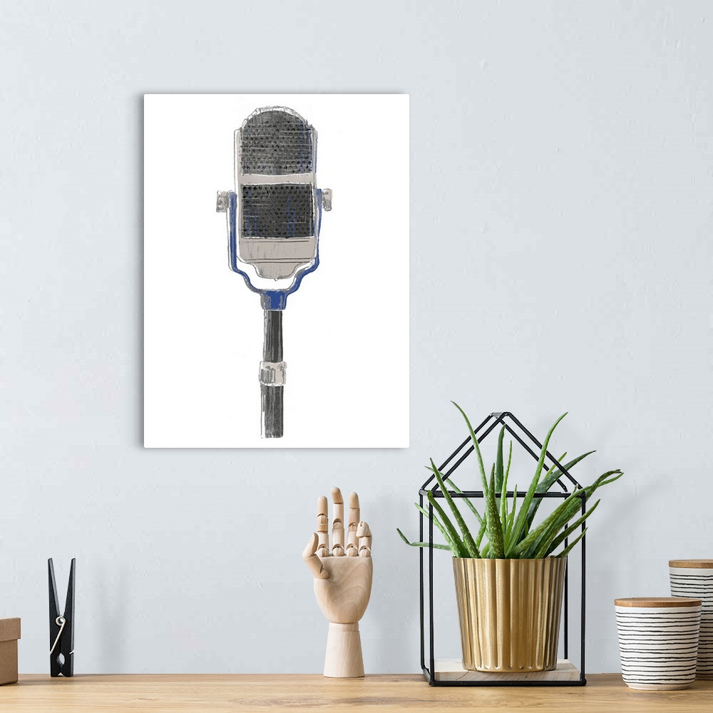 A bohemian room featuring Mic Check II