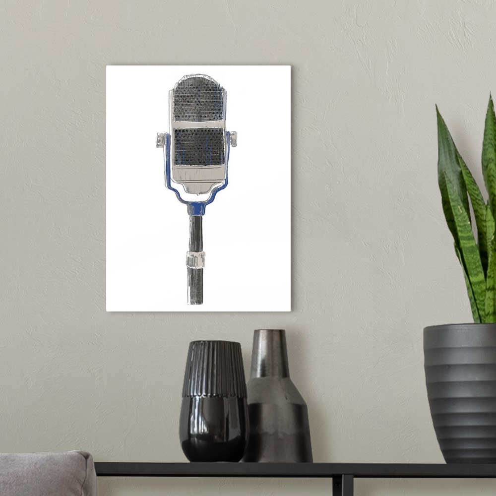 A modern room featuring Mic Check II