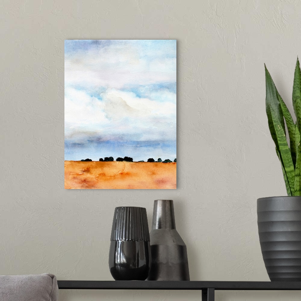 A modern room featuring Midwest Sky II
