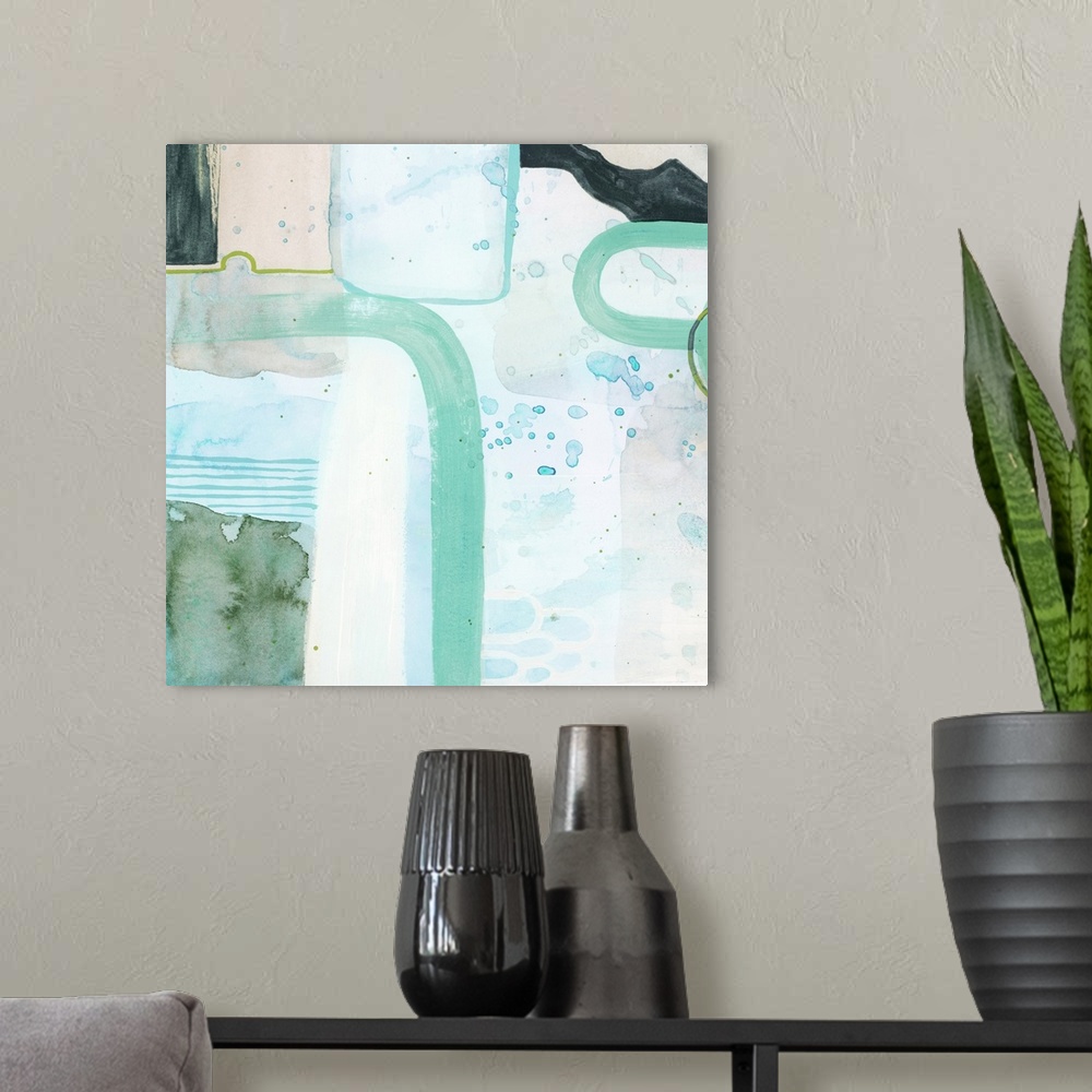 A modern room featuring Minted Storm I