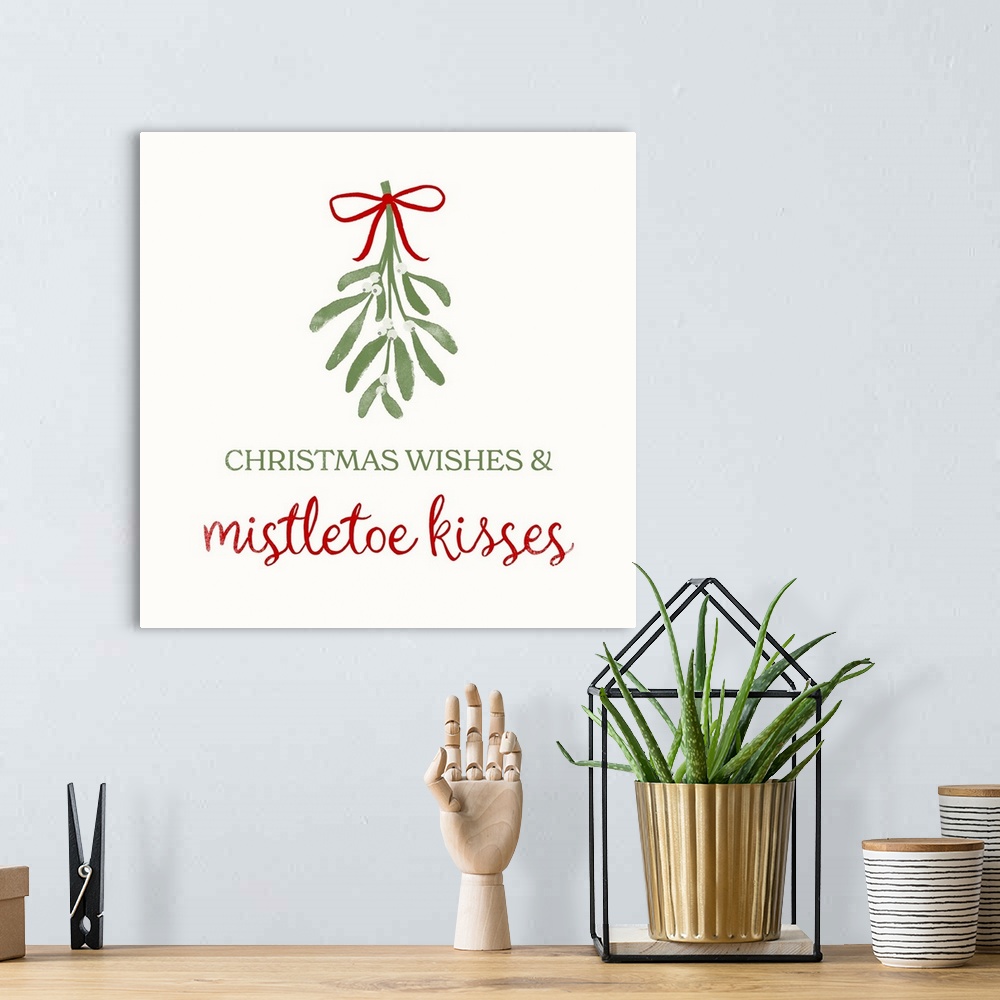 A bohemian room featuring Mistletoe Wishes II
