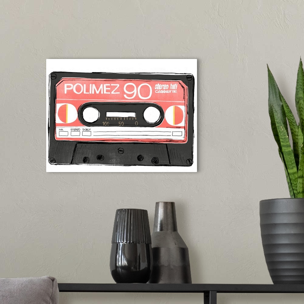 A modern room featuring Mix Tape V
