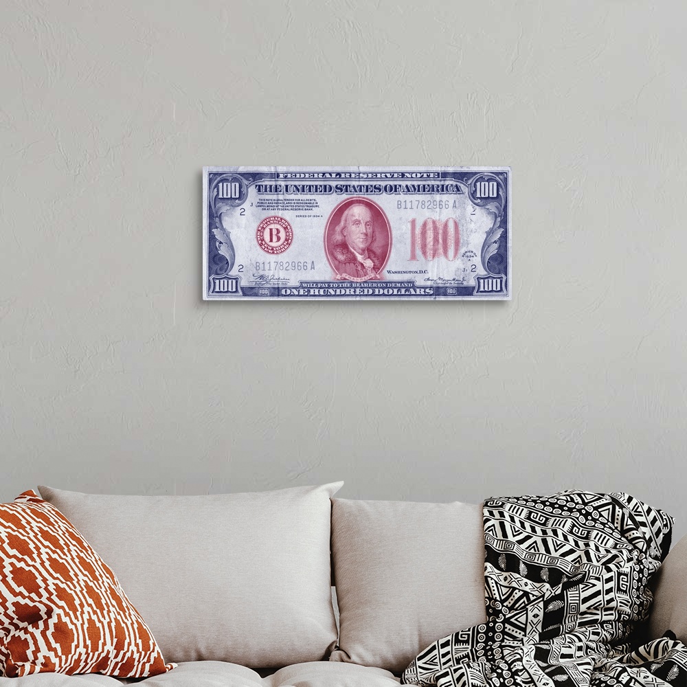 A bohemian room featuring Modern Currency VIII