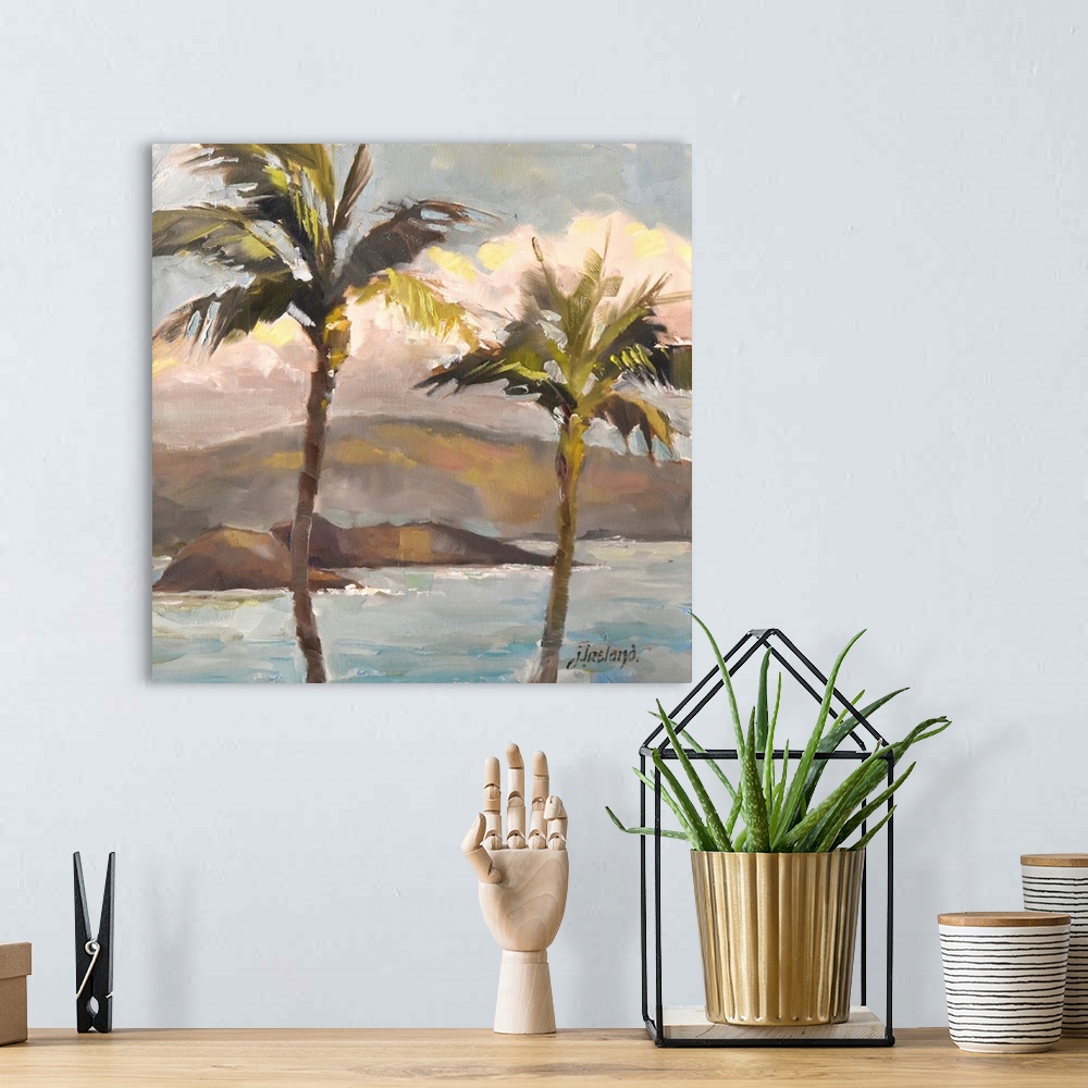 A bohemian room featuring Molokini Through The Palms
