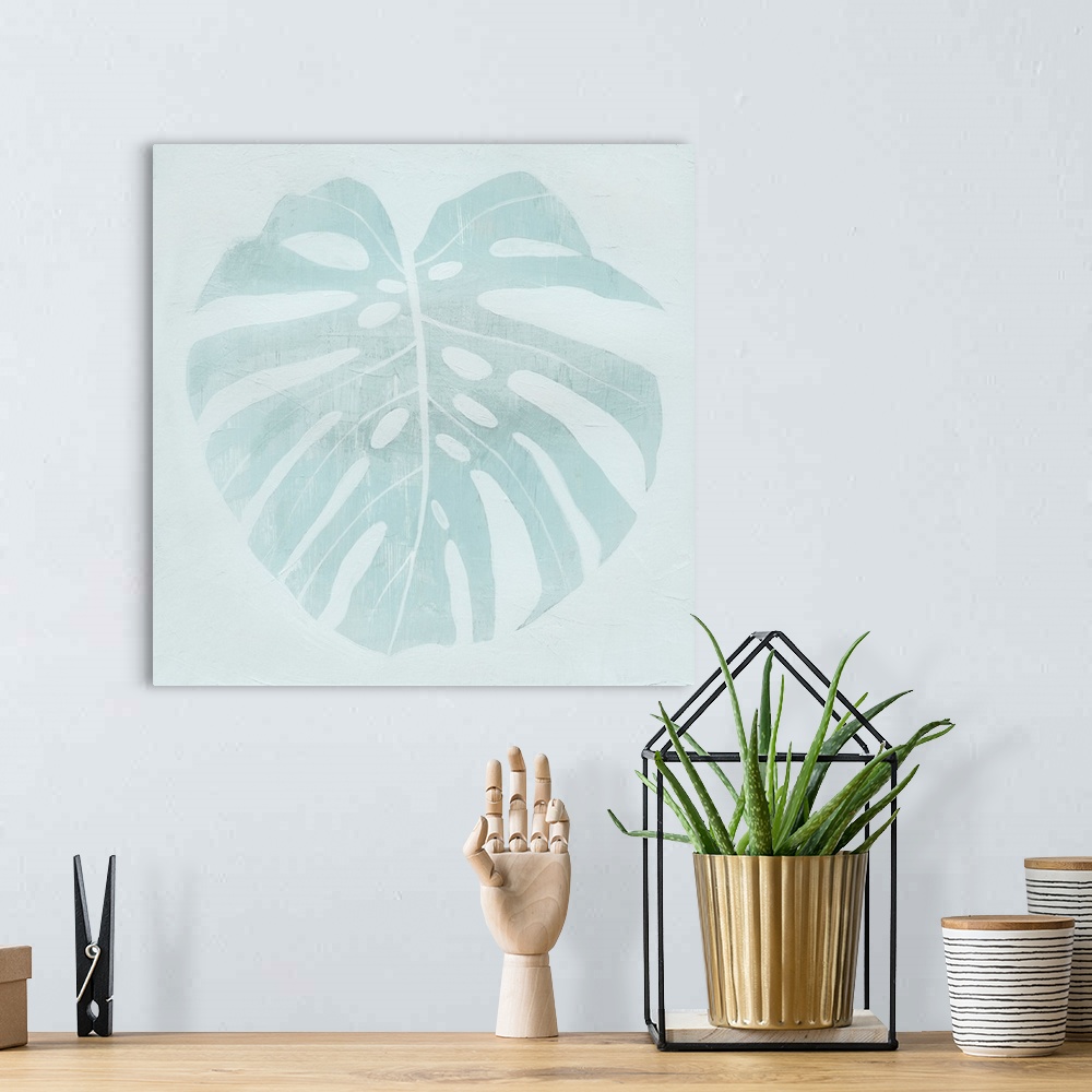 A bohemian room featuring Monstera Shadow I