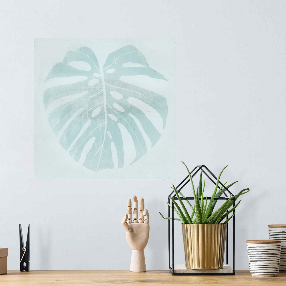 A bohemian room featuring Monstera Shadow I