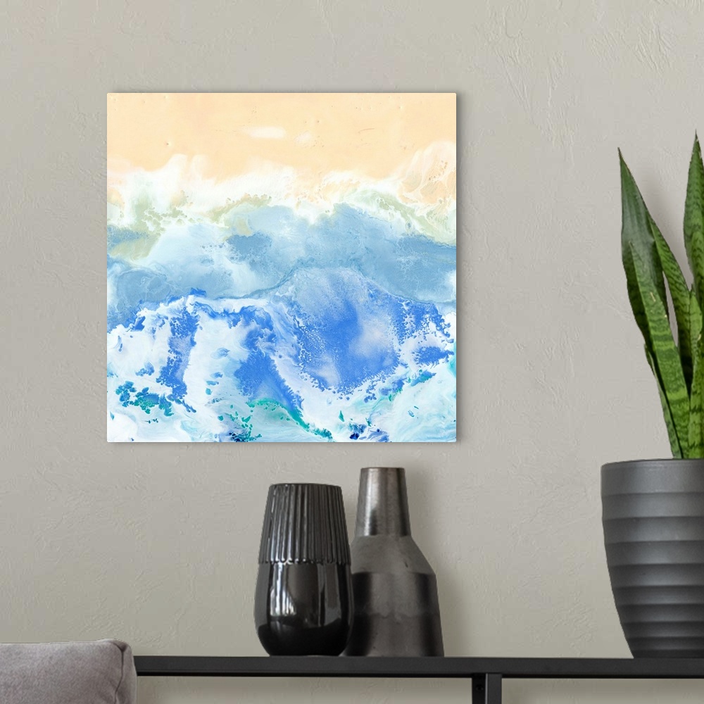 A modern room featuring Morning Surf II