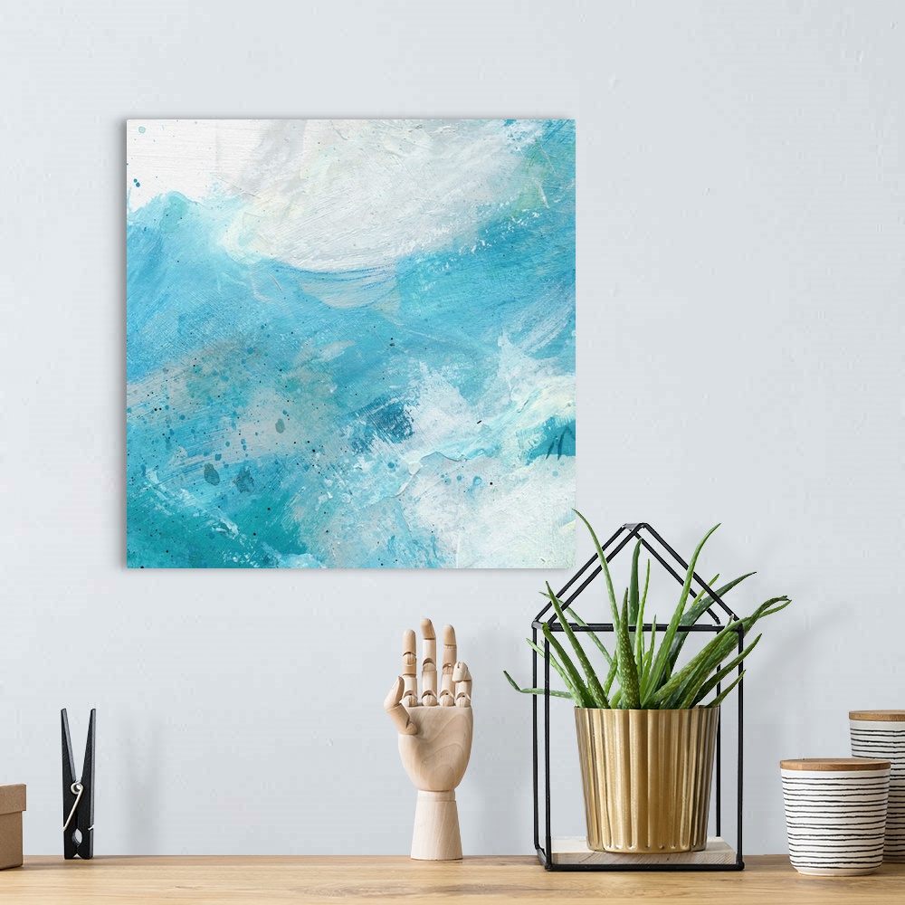 A bohemian room featuring Motion Of The Ocean I