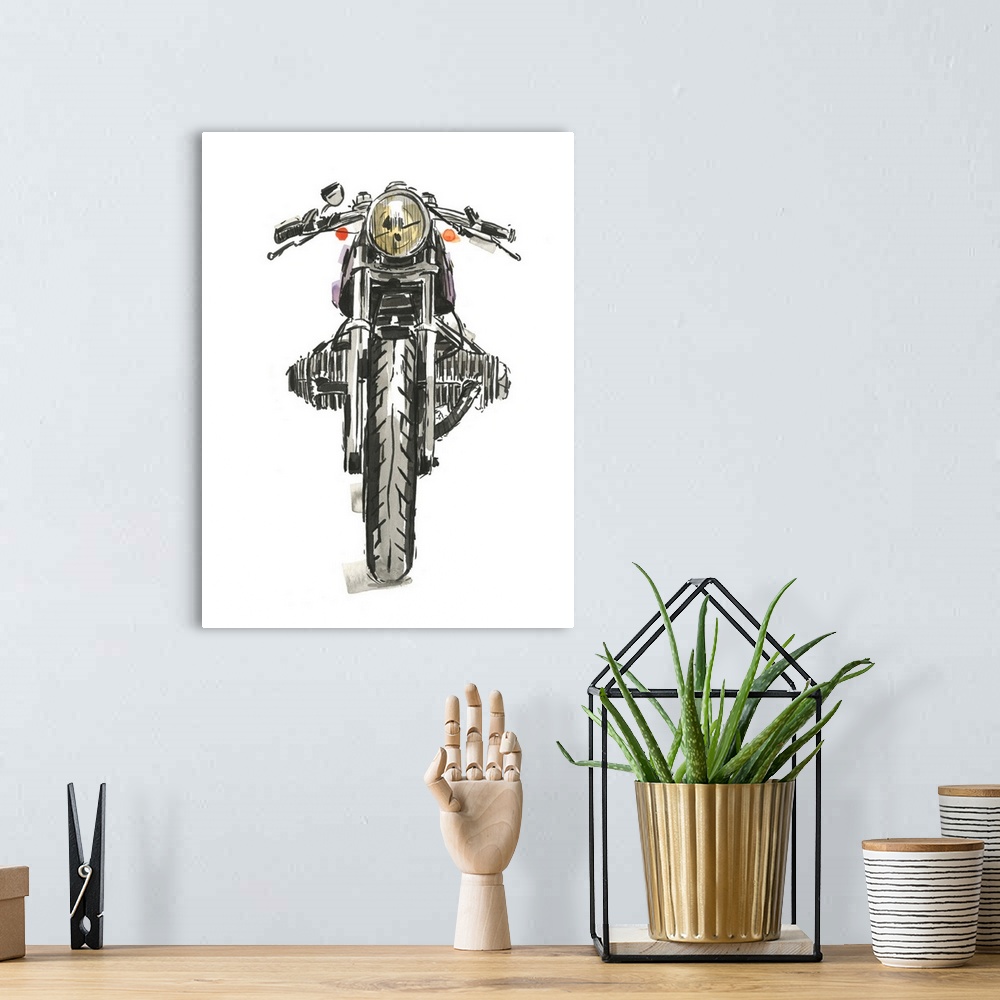 A bohemian room featuring Motorcycles in Ink II