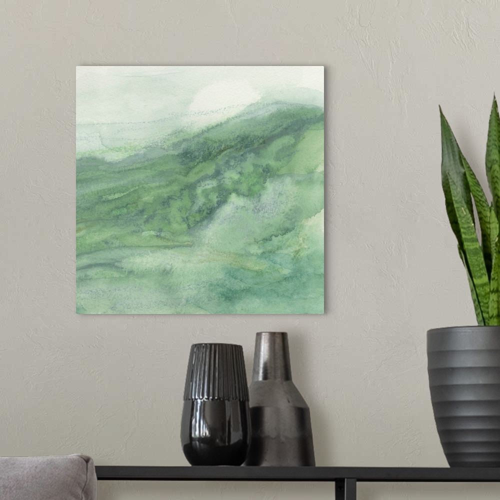 A modern room featuring Mountain Passage II