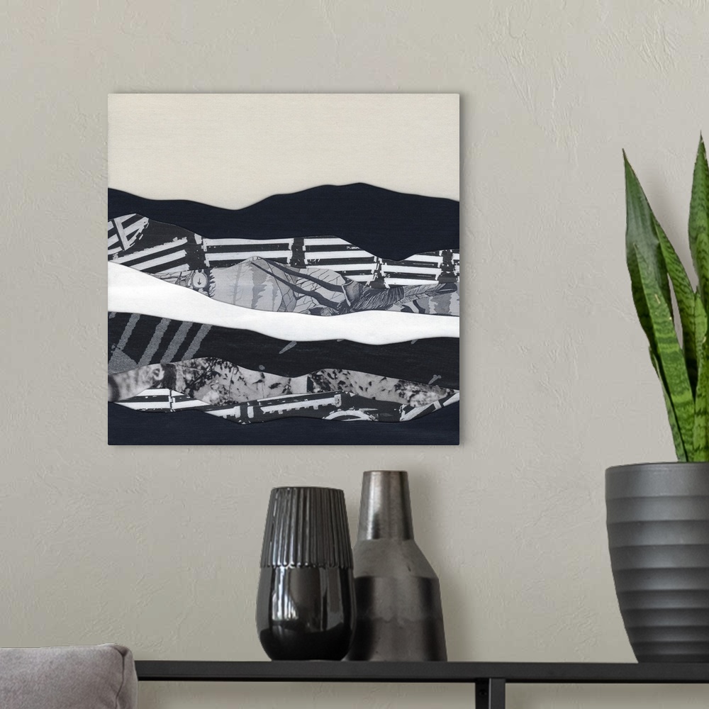 A modern room featuring Mountain Series #104