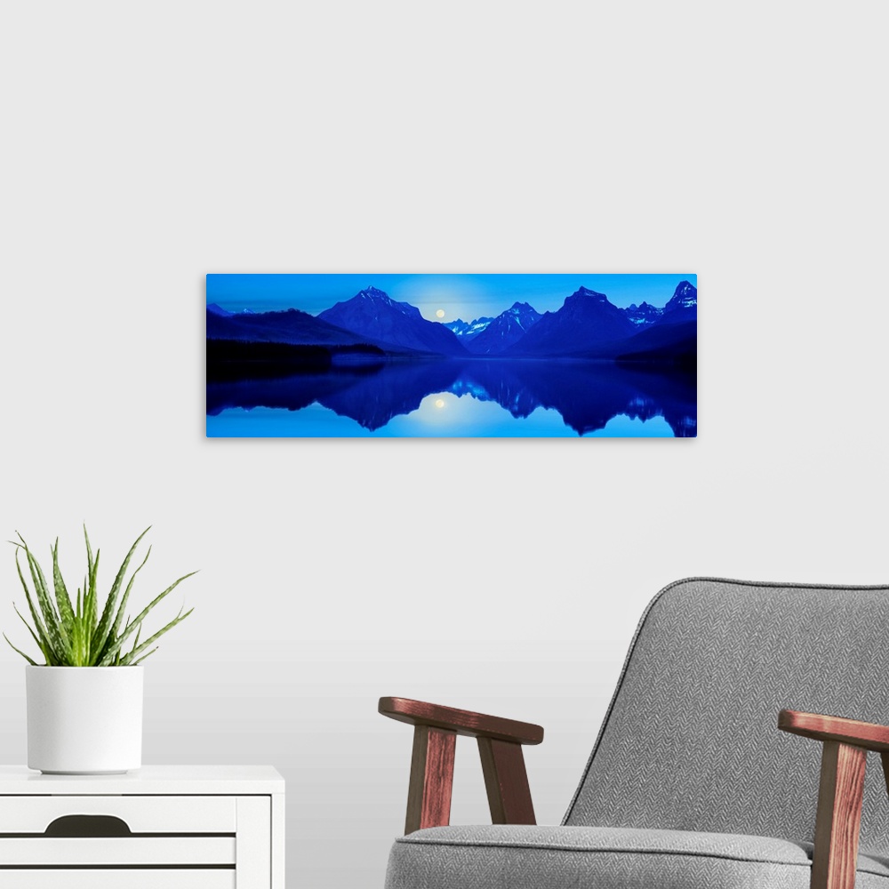 A modern room featuring Mountainscape Panorama I
