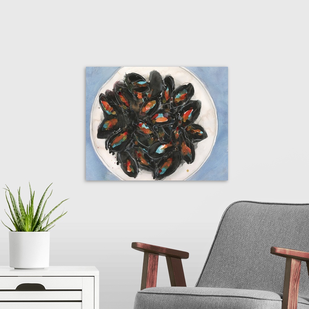A modern room featuring Mussels I