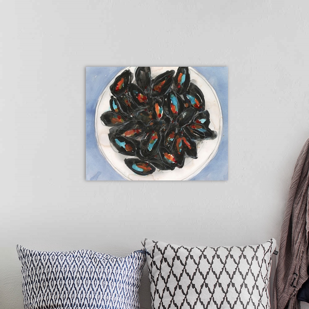 A bohemian room featuring Mussels II