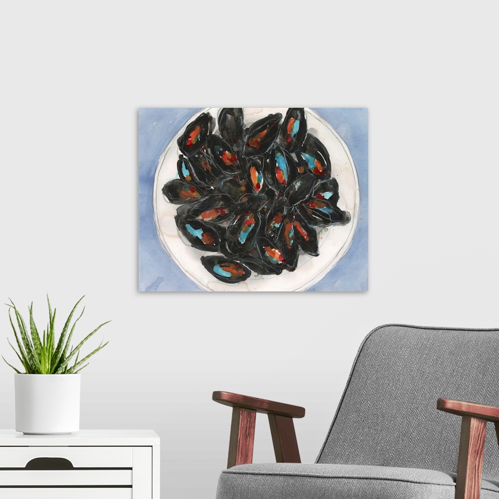 A modern room featuring Mussels II