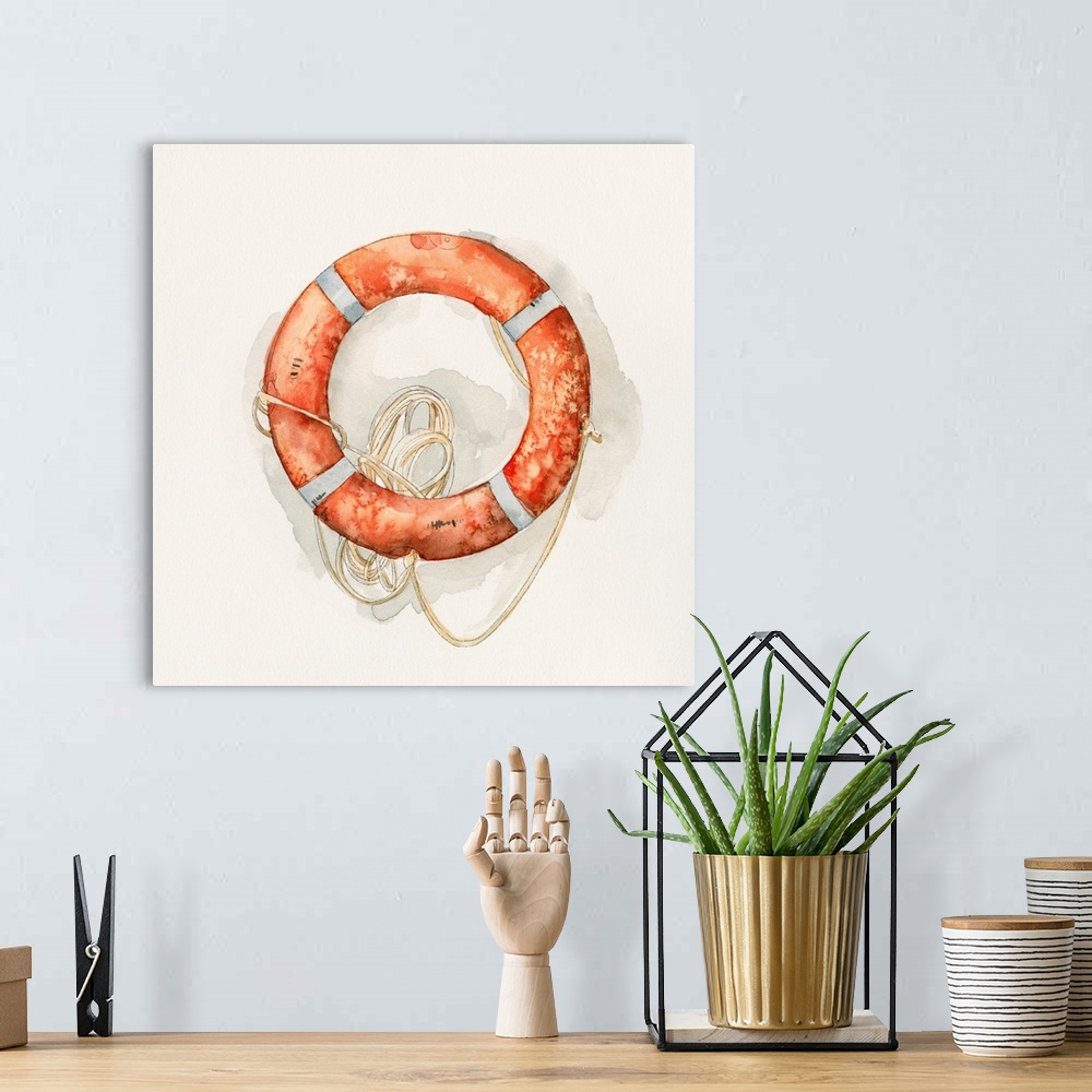 A bohemian room featuring Nautical Safety I
