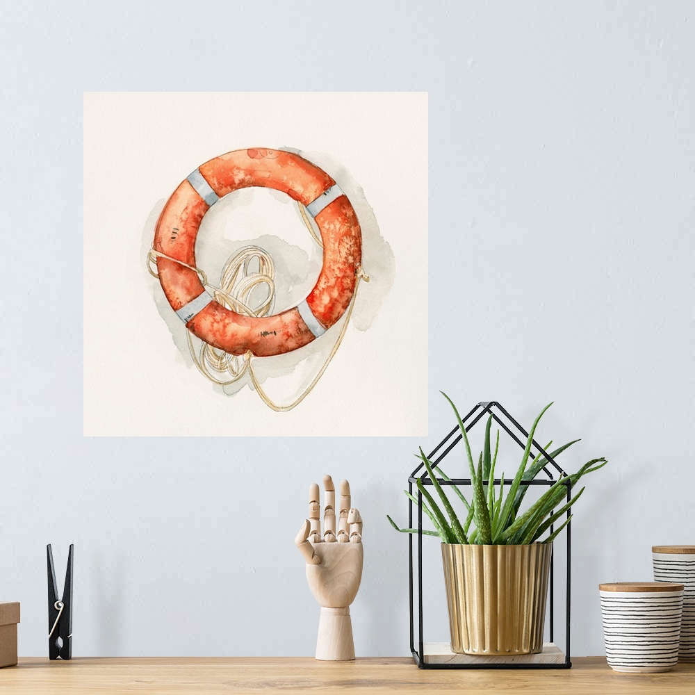 A bohemian room featuring Nautical Safety I