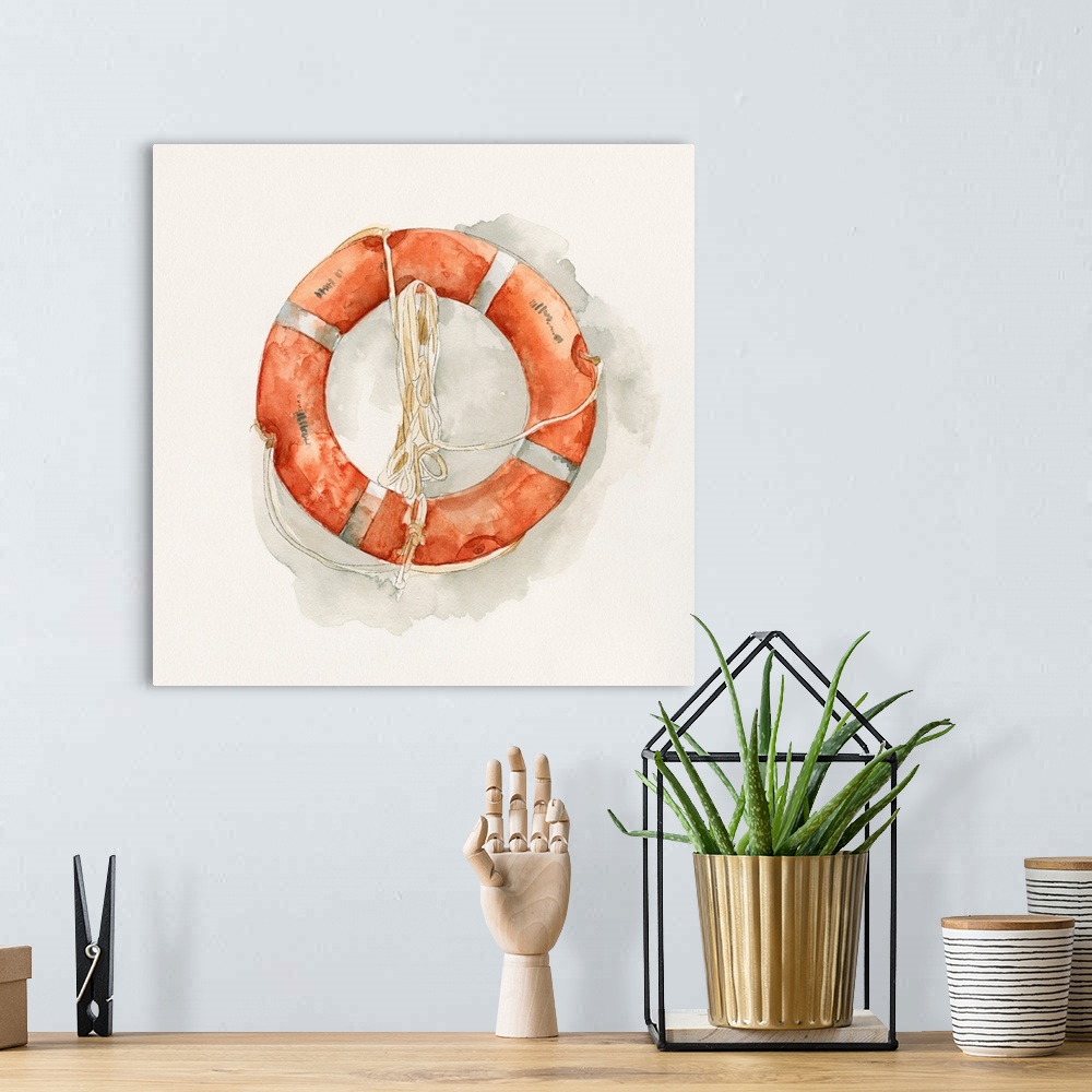 A bohemian room featuring Nautical Safety II