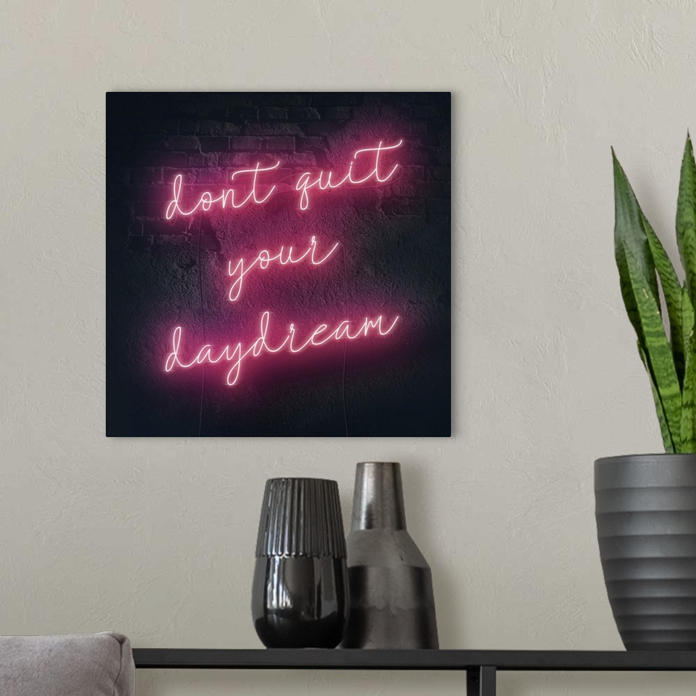 A modern room featuring Neon Inspo III