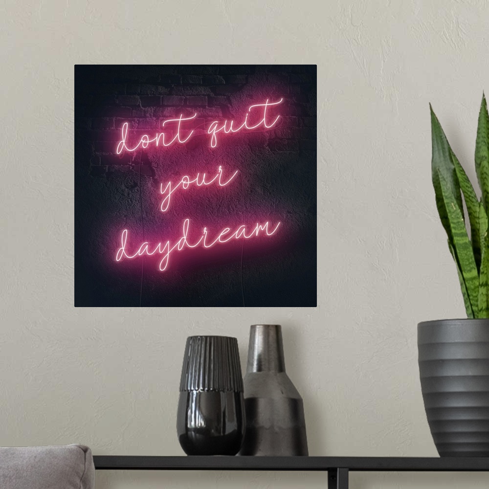 A modern room featuring Neon Inspo III