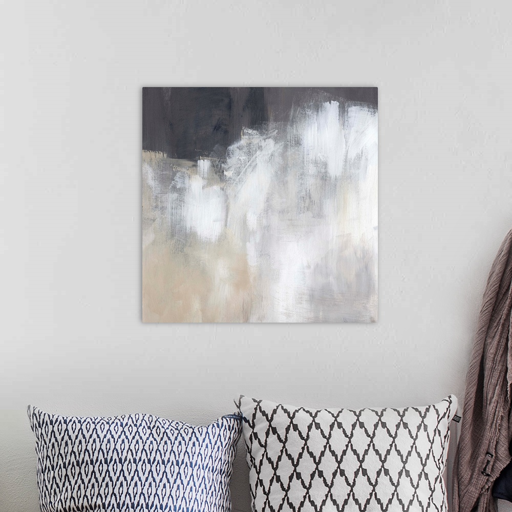A bohemian room featuring Neutral Abstract II