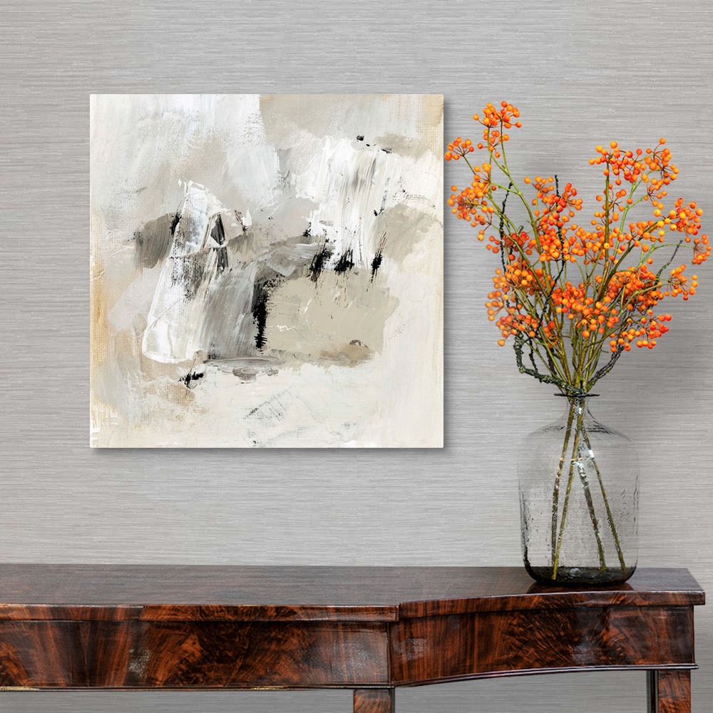 A traditional room featuring Neutral Brushstrokes II