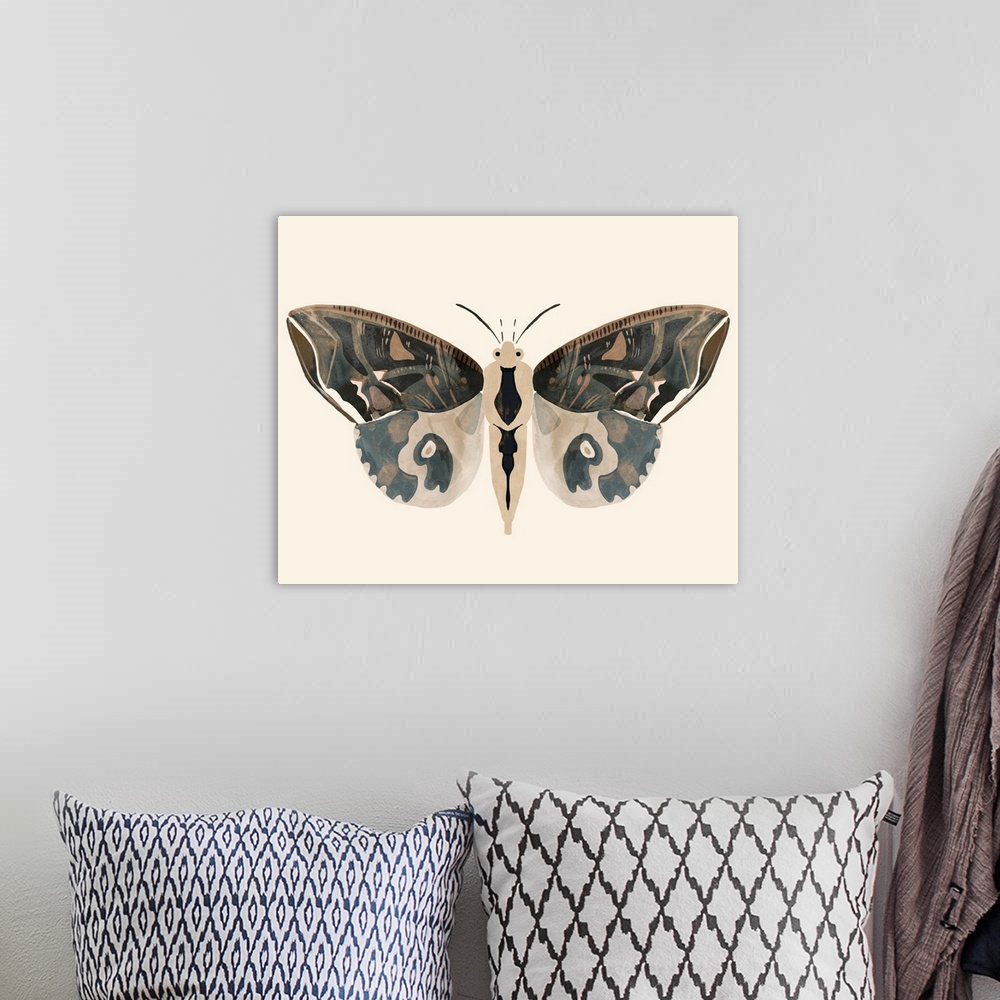 A bohemian room featuring Neutral Moth II