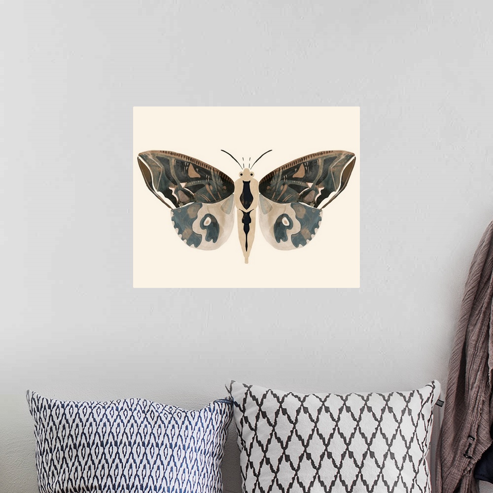 A bohemian room featuring Neutral Moth II