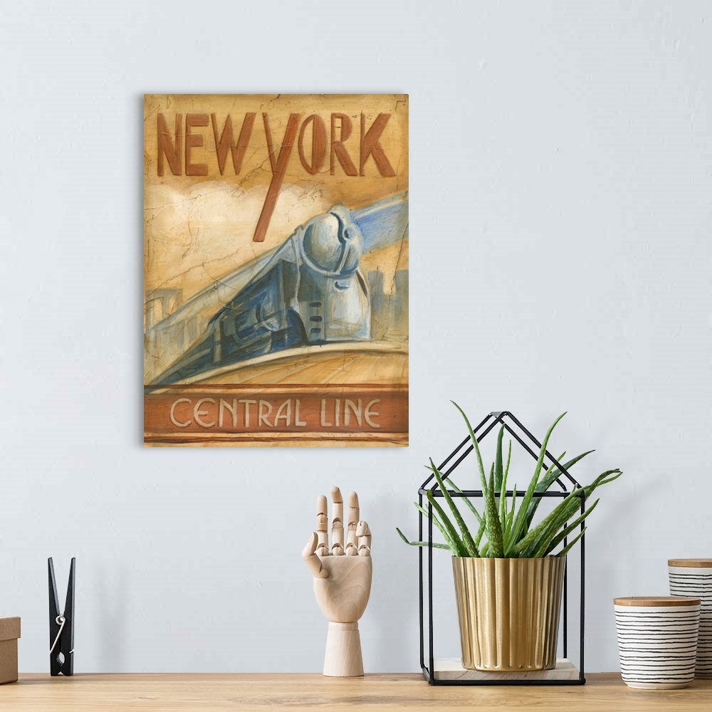 A bohemian room featuring New York Central Line
