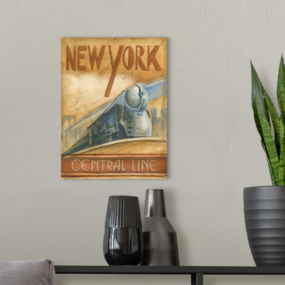 A modern room featuring New York Central Line