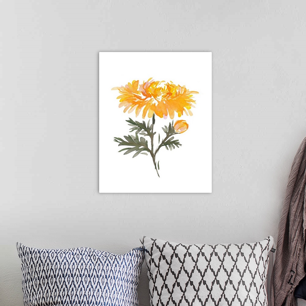 A bohemian room featuring November Chrysanthemum