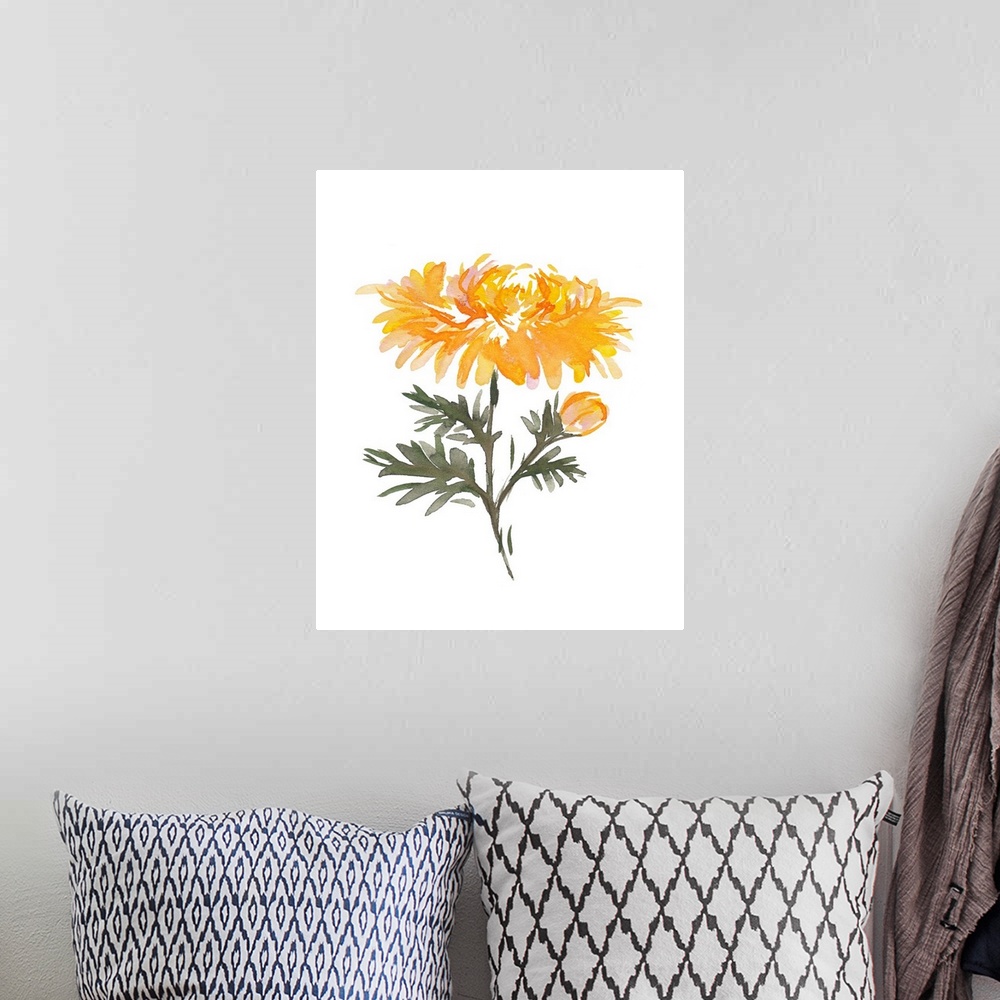 A bohemian room featuring November Chrysanthemum