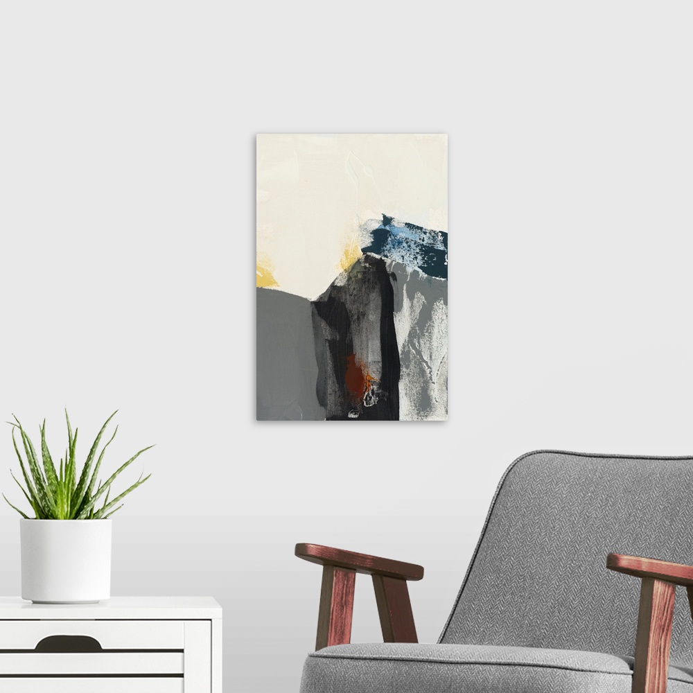 A modern room featuring Obscure Abstract I