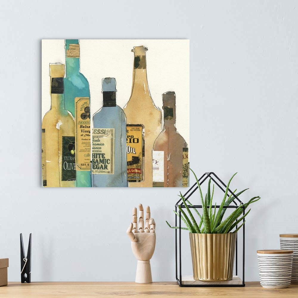 A bohemian room featuring Oil And Vinegar II