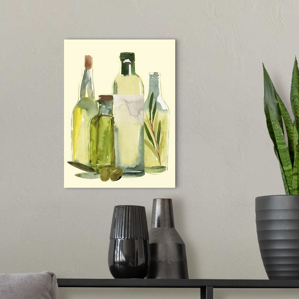 A modern room featuring Olive Oil Set I