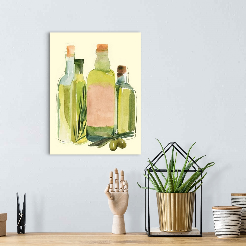 A bohemian room featuring Olive Oil Set II