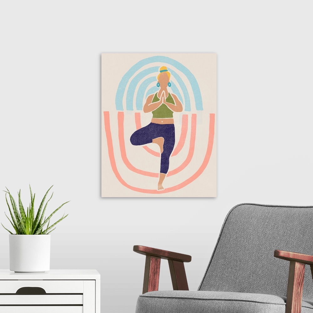 A modern room featuring Om Together IV