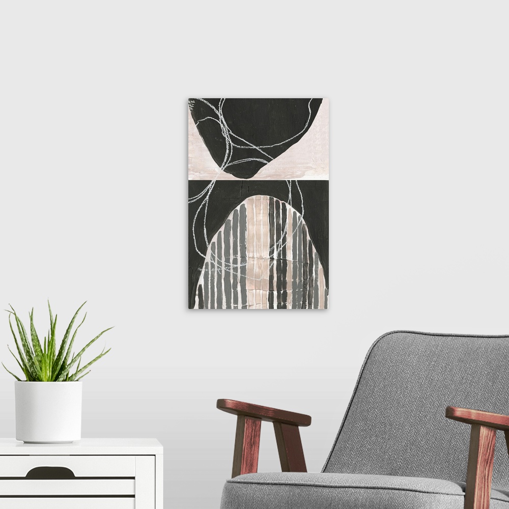 A modern room featuring Optimism II
