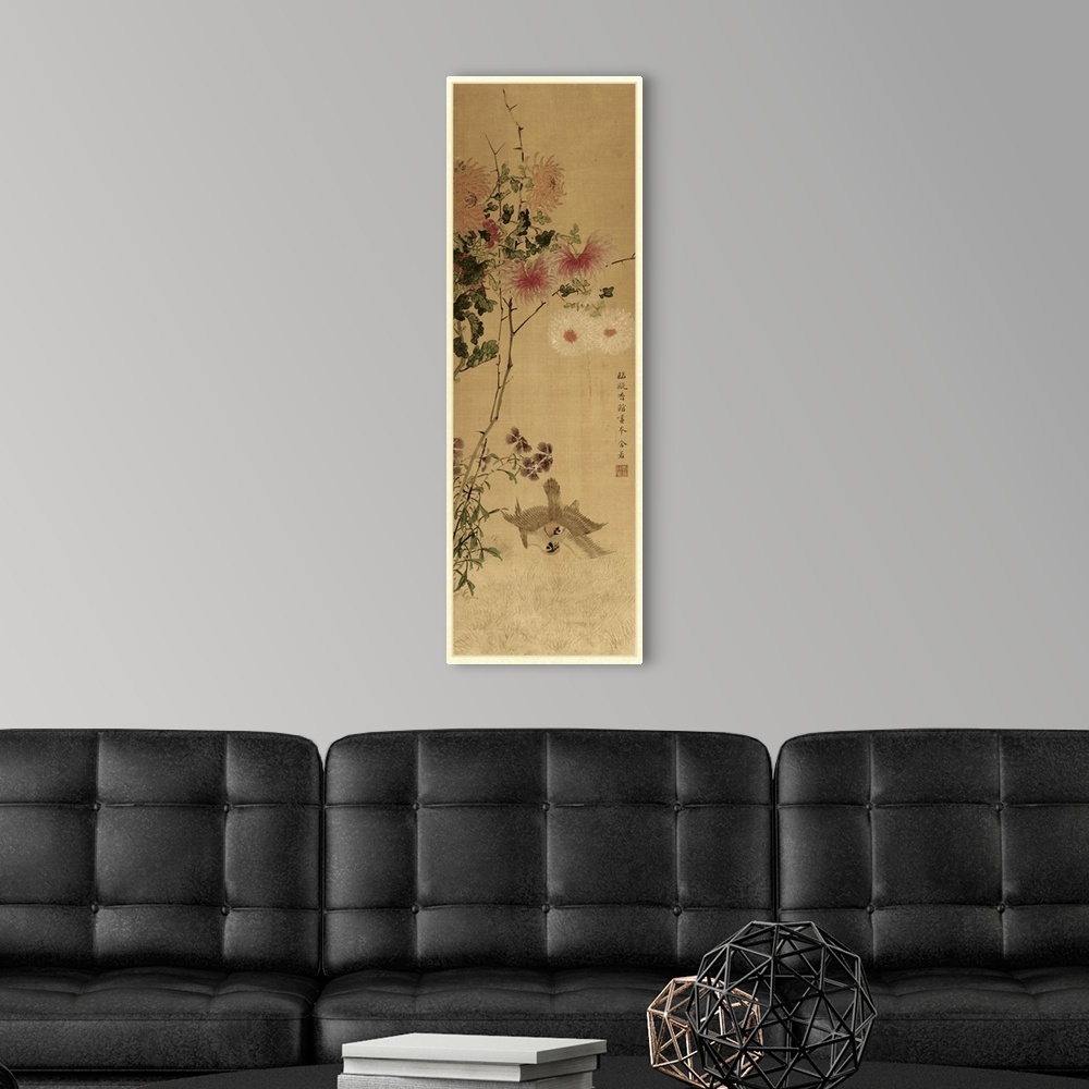 A modern room featuring Oriental Silk IV