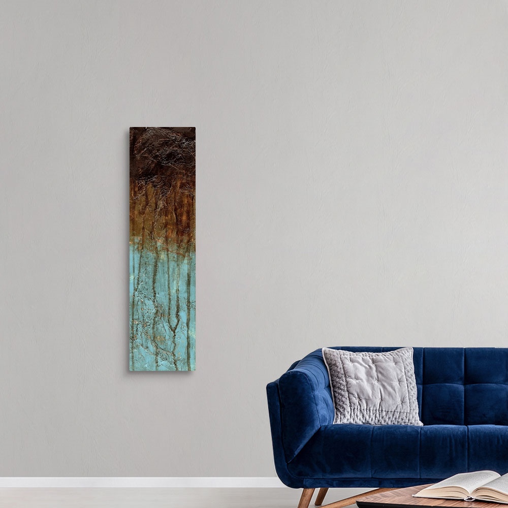 A modern room featuring Oxidized Copper IV