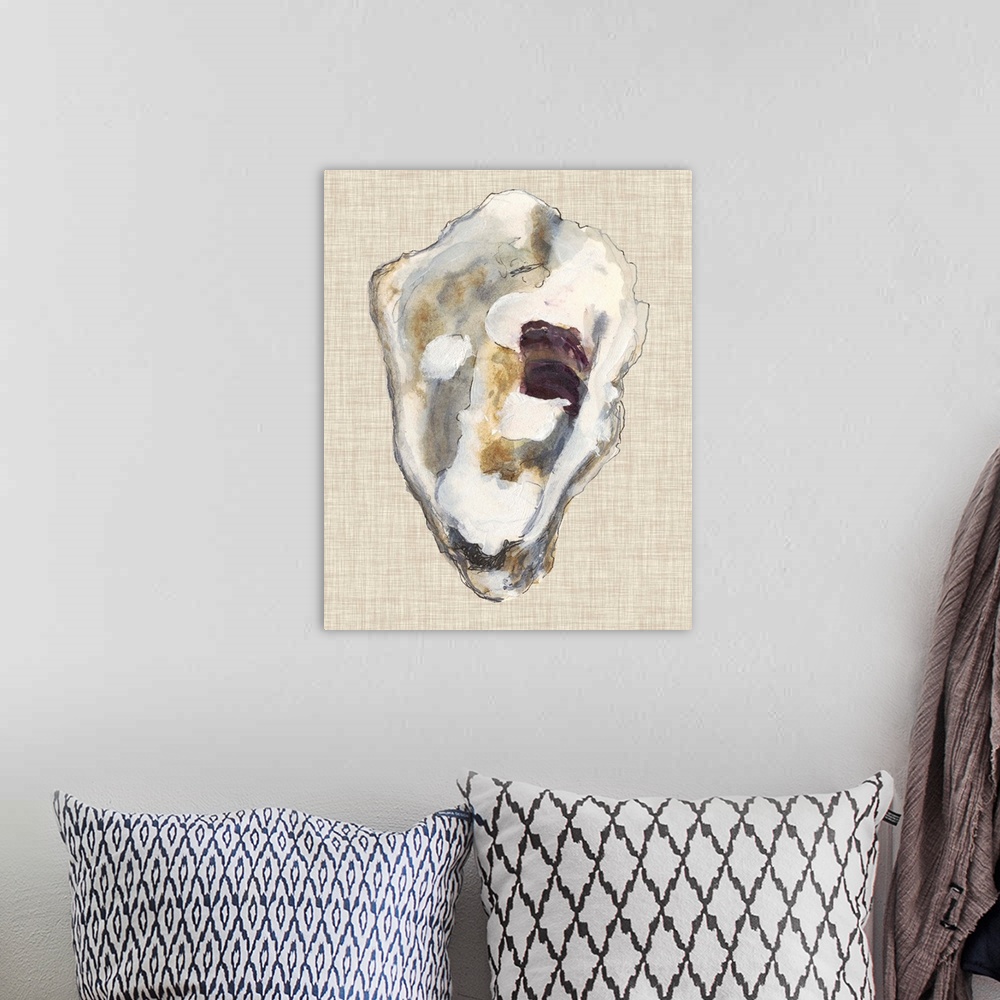 A bohemian room featuring Oyster Shell Study II
