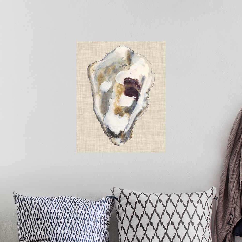 A bohemian room featuring Oyster Shell Study II