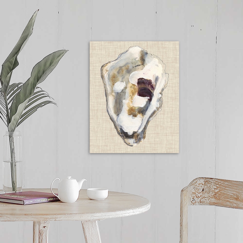 A farmhouse room featuring Oyster Shell Study II