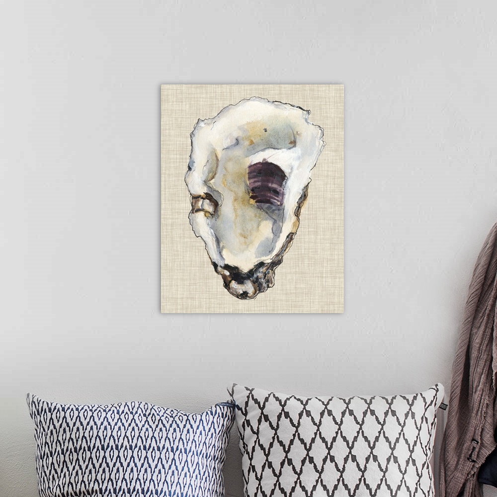 A bohemian room featuring Oyster Shell Study III
