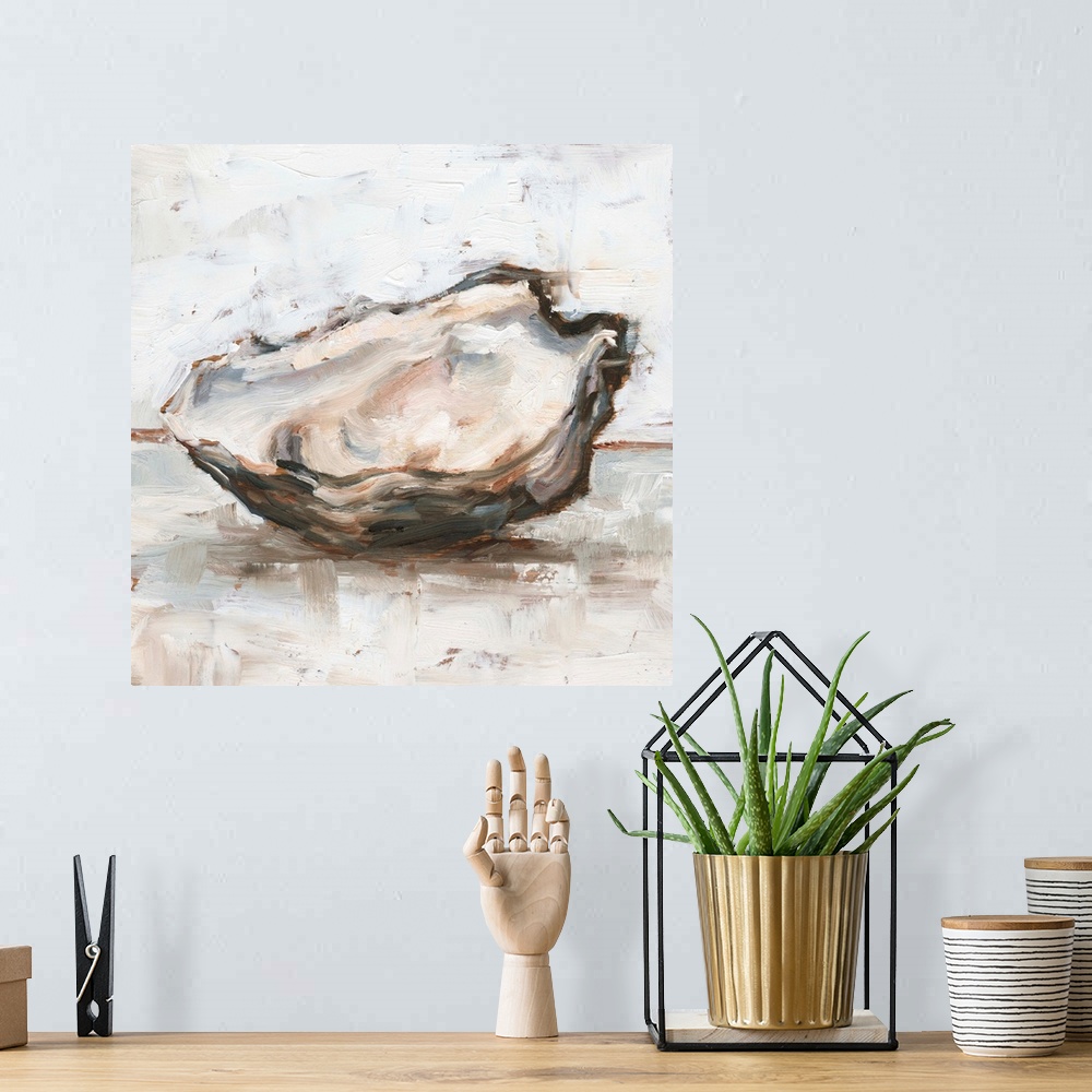 A bohemian room featuring Oyster Study I