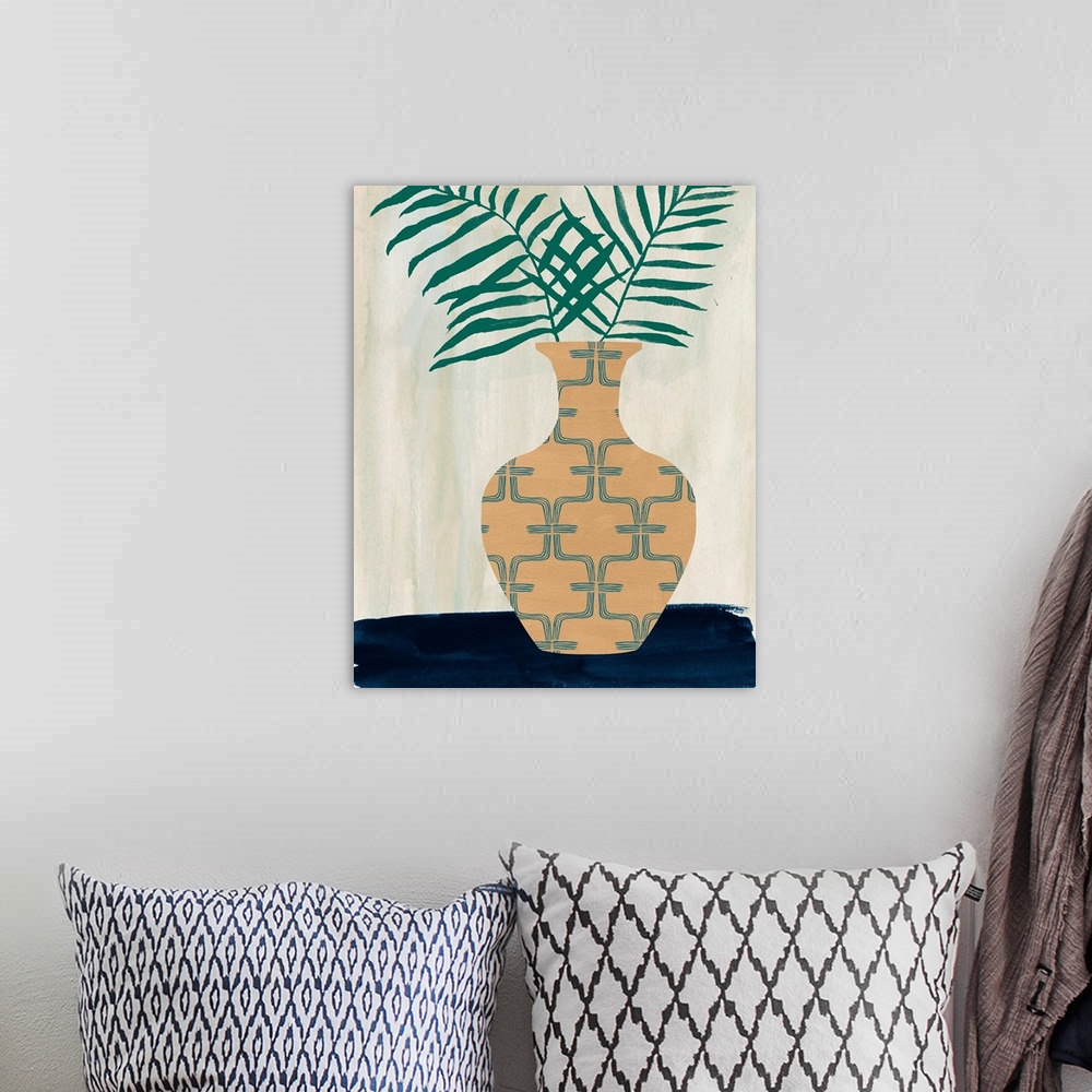 A bohemian room featuring Palm Branches I