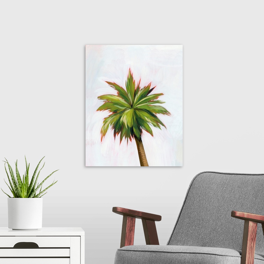 A modern room featuring Palm Glow I